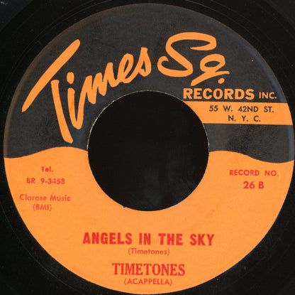 The Timetones : Sunday Kind Of Love / Angels In The Sky (7", Ora)