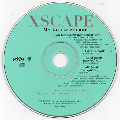 Xscape : My Little Secret (CD, Single)