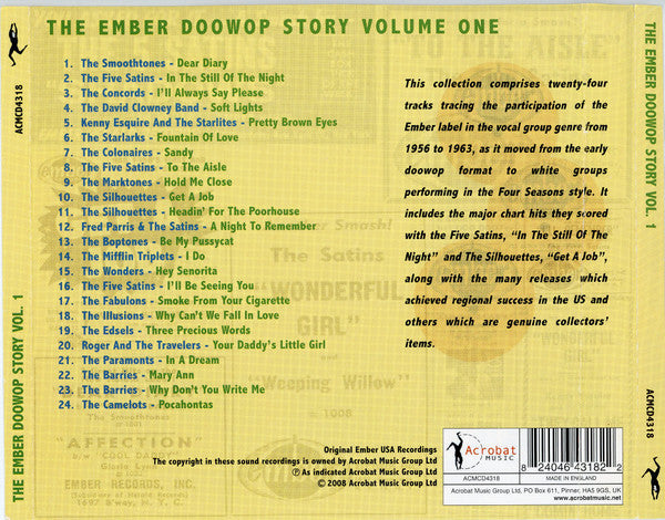 Various : The Ember Doowop Story Vol. 1 (CD, Comp)