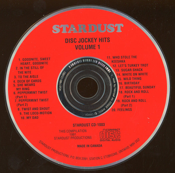 Various : Disc Jockey Hits Volume 1 (CD, Comp)