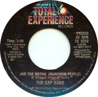 The Gap Band : Jam The Motha' (7", Styrene)