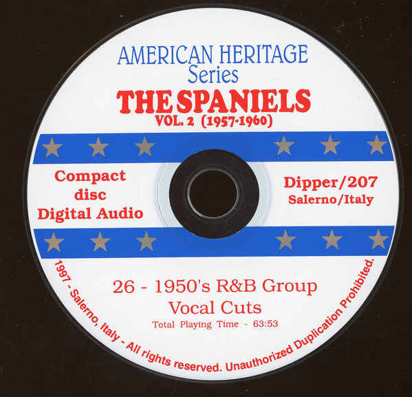 The Spaniels : The Spaniels Part 2 - 1957-1960 (CD, Comp, RE)