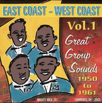 Various : East Coast - West Coast Vol. 1:  Great Group Sounds 1950 to 1961 (CD, Comp)