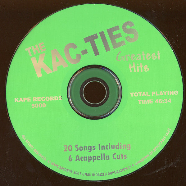 The Kac-Ties : The Kac-Ties Greatest Hits (CD, Comp)