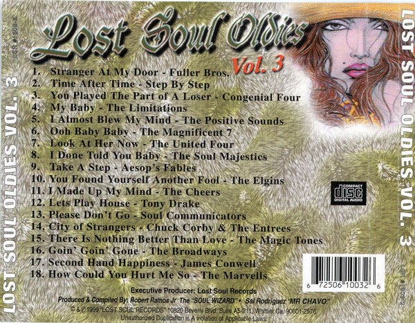 Various : Lost Soul Oldies Vol. 3 (CD, Comp)