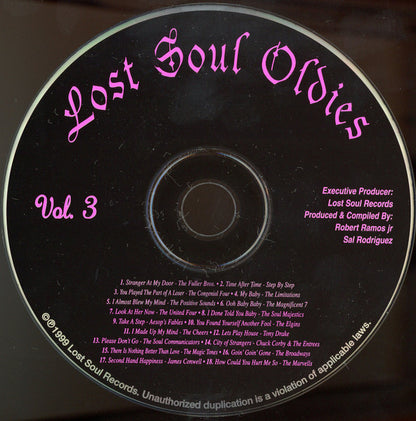 Various : Lost Soul Oldies Vol. 3 (CD, Comp)