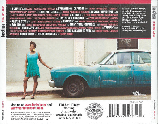 Ledisi : Turn Me Loose (CD, Album)