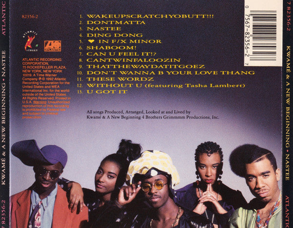Kwamé & A New Beginning : Nastee (CD, Album)