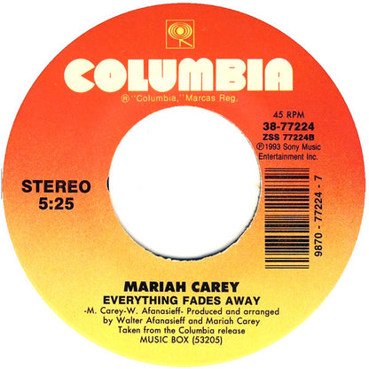 Mariah Carey : Hero (7")