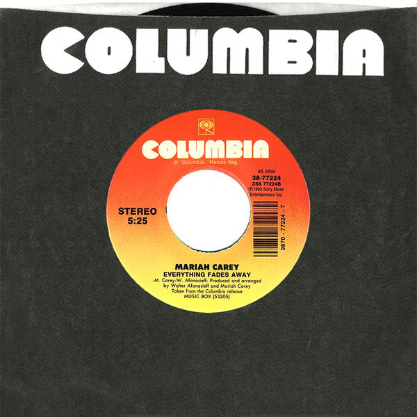 Mariah Carey : Hero (7")