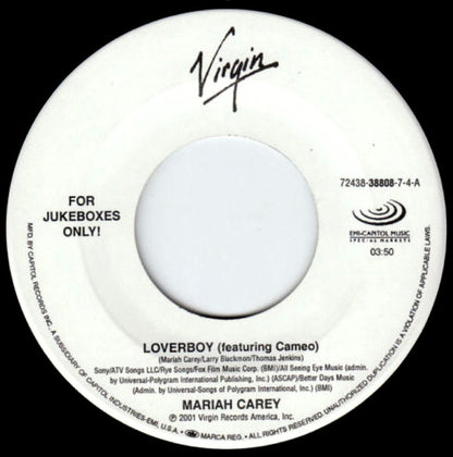 Mariah Carey : Loverboy (7", Jukebox)
