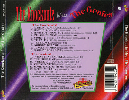 The Knockouts (2), The Genies : The Knockouts Meet The Genies (CD, Comp)