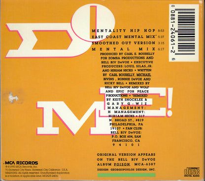 Bell Biv Devoe : Do Me! (CD, Maxi, Dig)