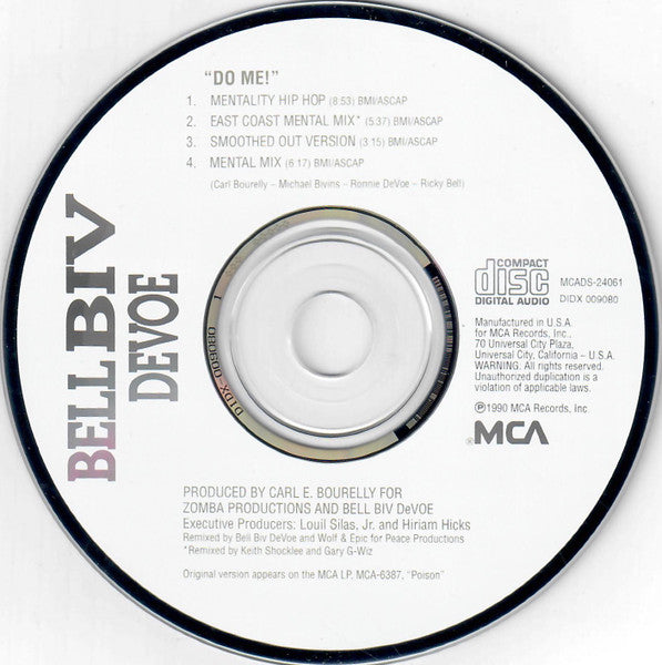 Bell Biv Devoe : Do Me! (CD, Maxi, Dig)