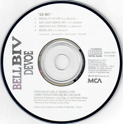 Bell Biv Devoe : Do Me! (CD, Maxi, Dig)