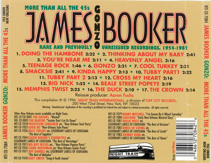 James Booker : Gonzo: More Than All The 45's (CD, Comp)
