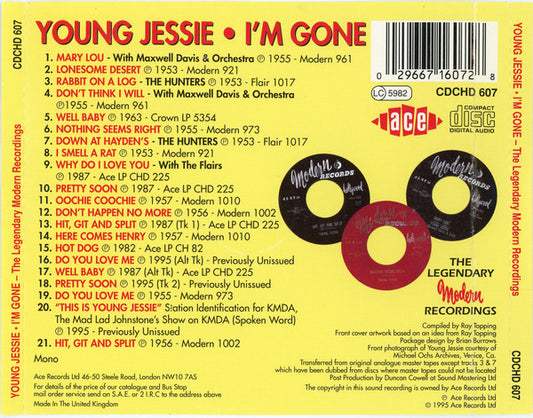 Young Jessie : I'm Gone (CD, Comp)