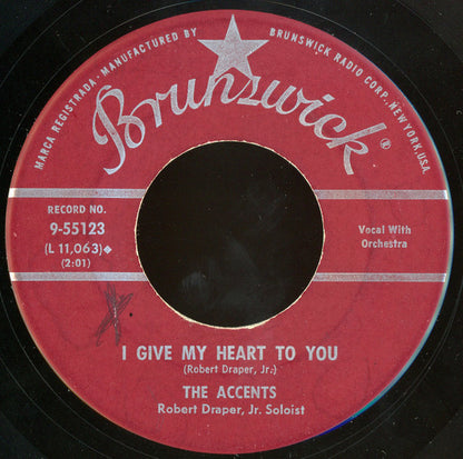 The Accents (9) : Ching A Long / I Give My Heart To You (7")