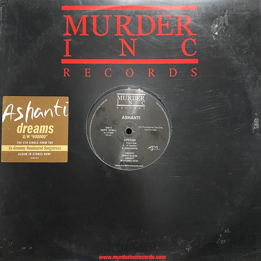 Ashanti : Dreams / Voodoo (12", Single, Promo)