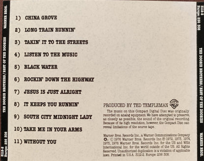 The Doobie Brothers : Best Of The Doobies (CD, Comp, RE, Spe)