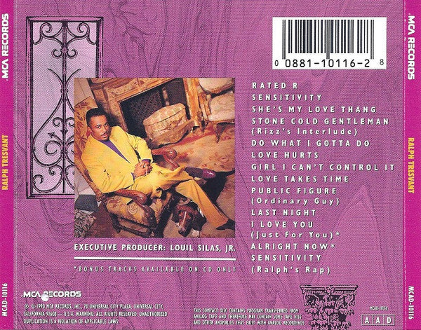 Ralph Tresvant : Ralph Tresvant (CD, Album, DAD)