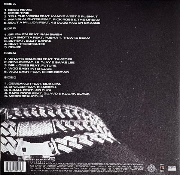 Pop Smoke : Faith (2xLP, Album, Ltd, Blu)