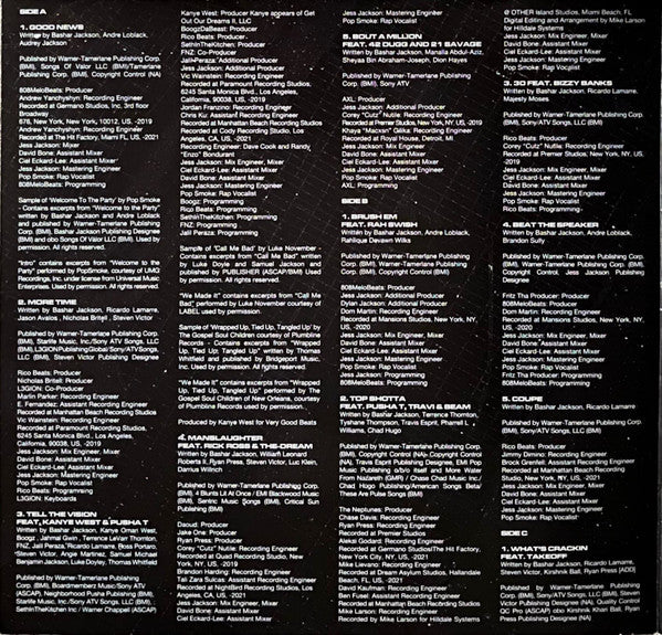 Pop Smoke : Faith (2xLP, Album, Ltd, Blu)
