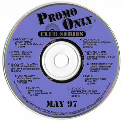 Various : Promo Only (Club Series May 97) (CD, Comp, Promo)
