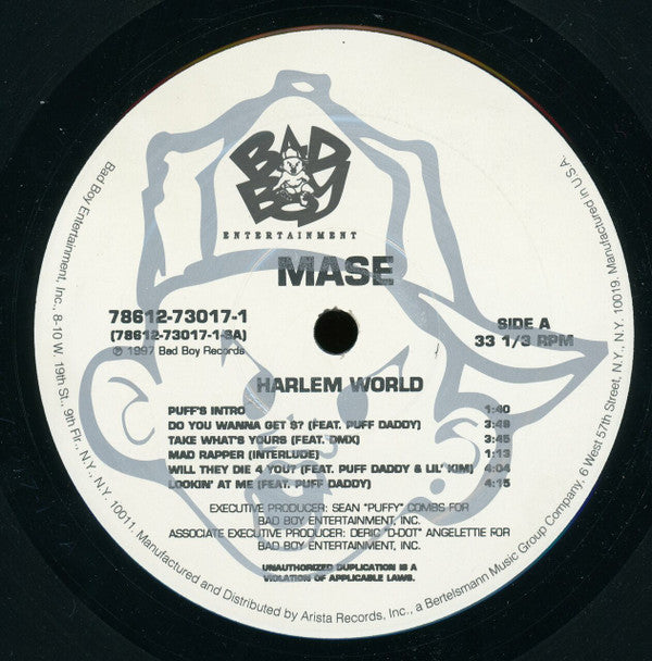 Mase : Harlem World (2xLP, Album)