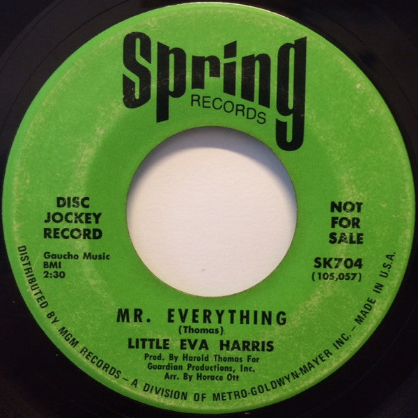 Little Eva : Get Ready - Uptight / Mr. Everything (7", Promo, MGM)