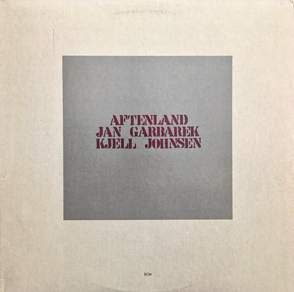 Jan Garbarek, Kjell Johnsen : Aftenland (LP, Album)