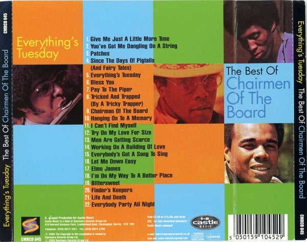 Chairmen Of The Board : Everything's Tuesday The Best Of Chairmen Of The Board (CD, Comp, RE)