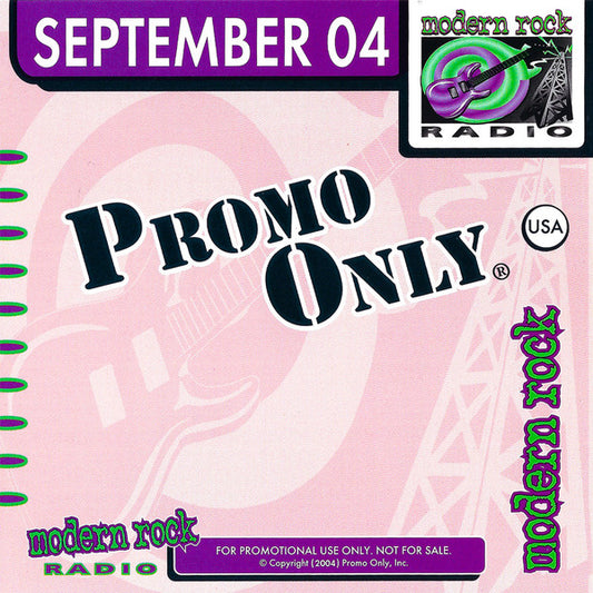 Various : Promo Only Modern Rock Radio: September 2004 (CD, Comp, Promo)
