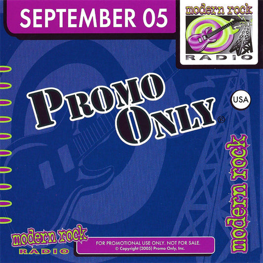 Various : Promo Only Modern Rock Radio: September 2005 (CD, Comp, Promo)