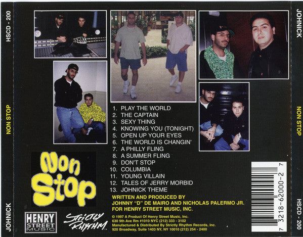 JohNick : Non Stop (CD, Mixed)