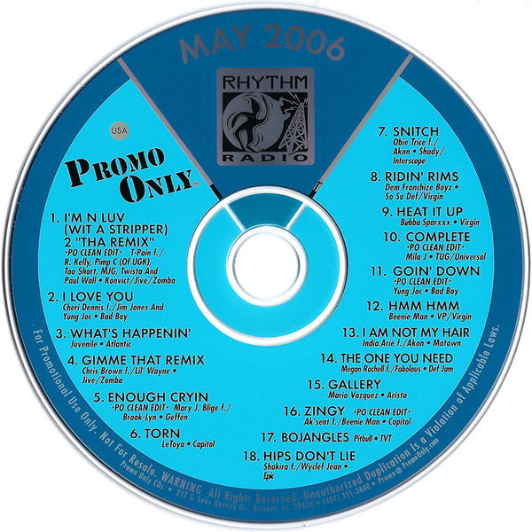 Various : Promo Only Rhythm Radio: May 2006 (CD, Comp, Promo)