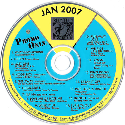 Various : Promo Only Rhythm Radio: January 2007 (CD, Comp, Promo)