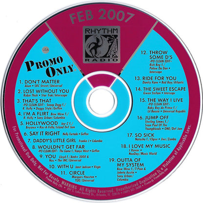 Various : Promo Only Rhythm Radio: February 2007 (CD, Comp, Promo)