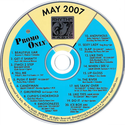 Various : Promo Only Rhythm Radio: May 2007 (CD, Comp, Promo)