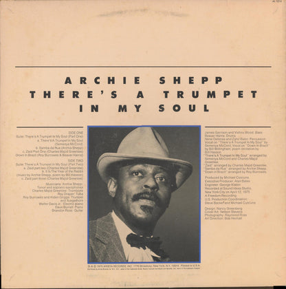 Archie Shepp : There's A Trumpet In My Soul (LP, Album)