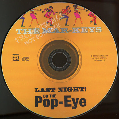 The Mar-Keys : Last Night! / Do The Pop-Eye (CD, Album, Comp, Promo, RM)