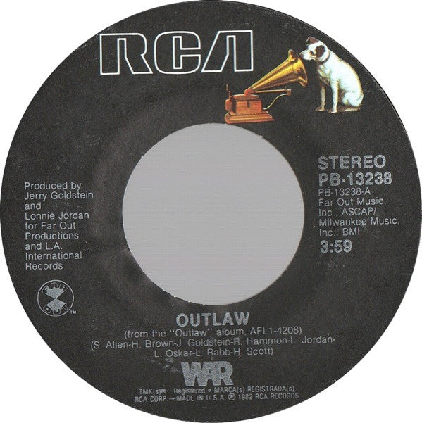 War : Outlaw (7")