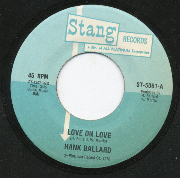 Hank Ballard : Let's Go Skinny Dipping / Love On Love (7")