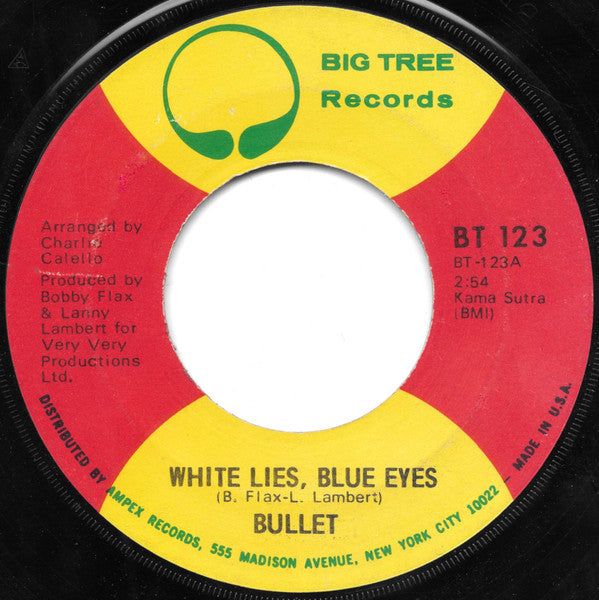 Bullet : White Lies, Blue Eyes (7", Scr)