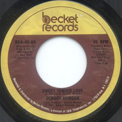 Denroy Morgan : Sweet Tender Love (7", Styrene)