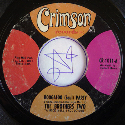 The Brothers Two : Boogaloo (Soul) Party  (7", Styrene)