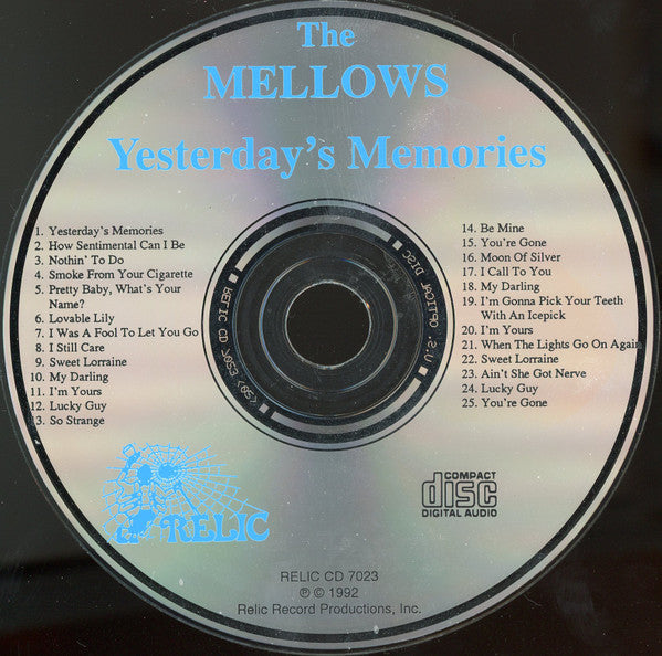 The Mellows : Yesterday's Memories (CD, Comp)