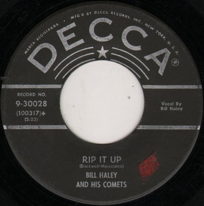 Bill Haley And His Comets : Rip It Up (7", Single)
