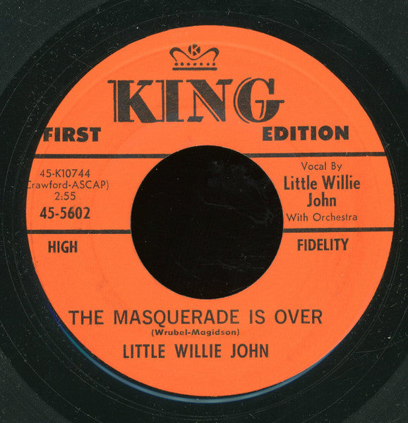 Little Willie John : The Masquerade Is Over / Katanga (7", Single)