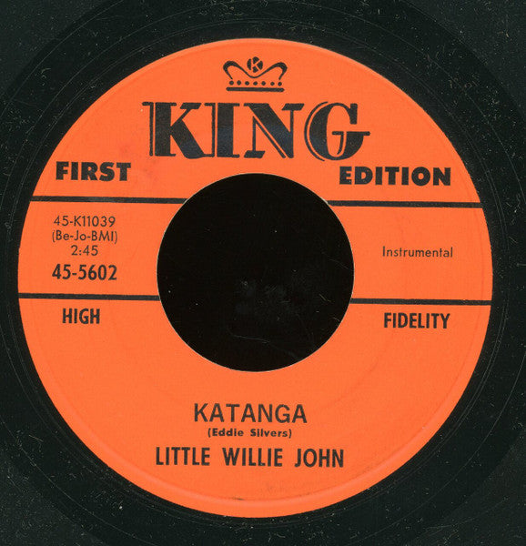 Little Willie John : The Masquerade Is Over / Katanga (7", Single)